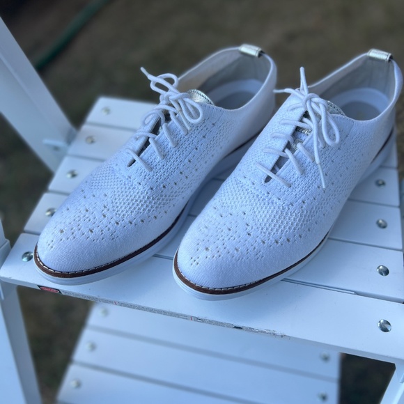 Cole Haan Women's Grand Stich Knit Wingtip Oxfords ~ Size 9 - Picture 7 of 8